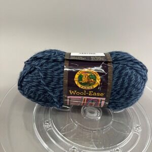 Lion Brand Wool-Ease Yarn Denim Twist 194 Medium 4 Acrylic Wool Blend 3oz 197yd